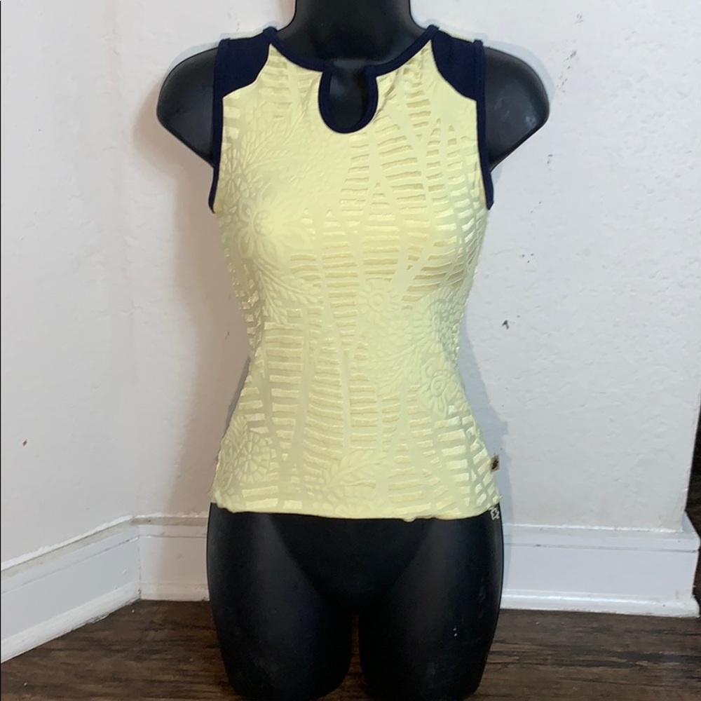 So Sporty Yellow Tank Top
